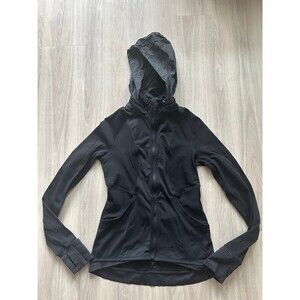 Lululemon Black Far and Free Jacket‎ size 6